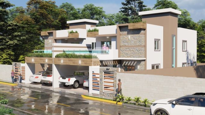 Home Master | Venta de casas en construcción de dos niveles en el sector  Prado Oriental, con diseño moderno, en zona tranquila y segura.